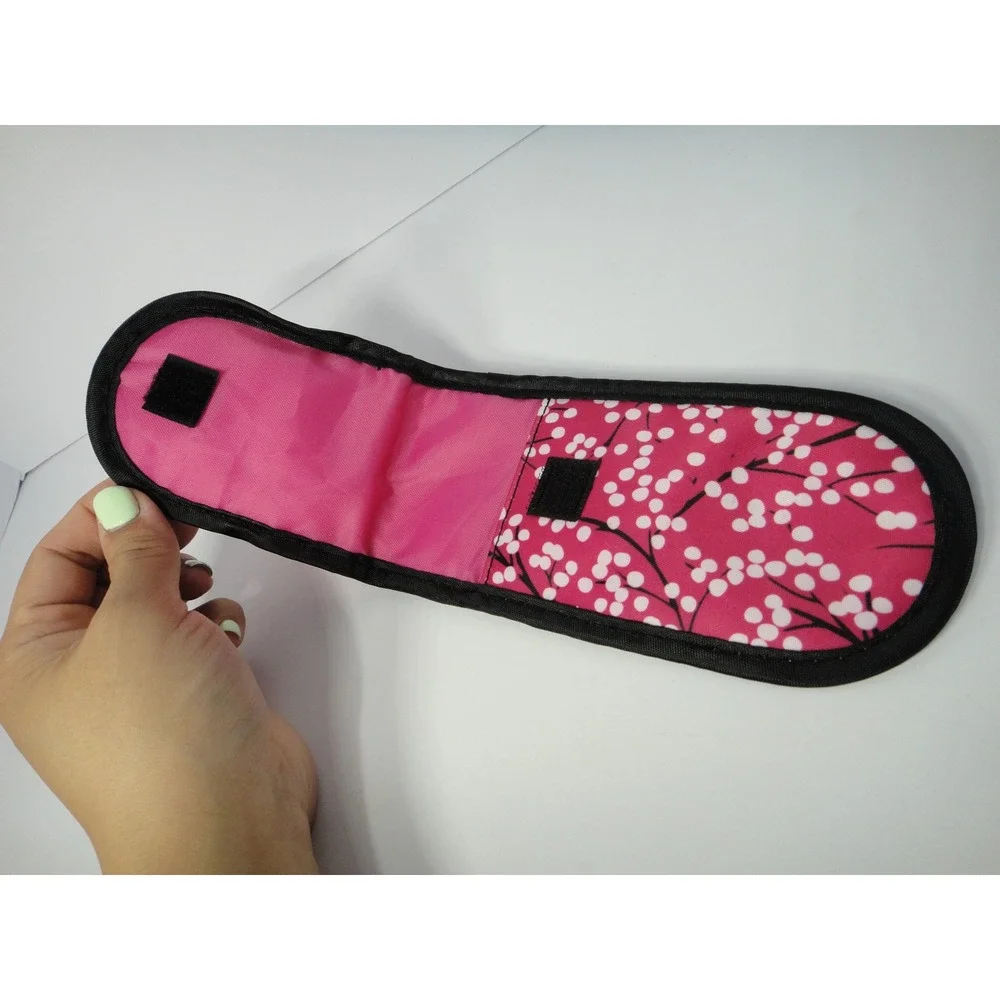 Caboodles 3 Piece Cosmetic Bag Set Pink Floral Cherry Blossom Train Case Mirror